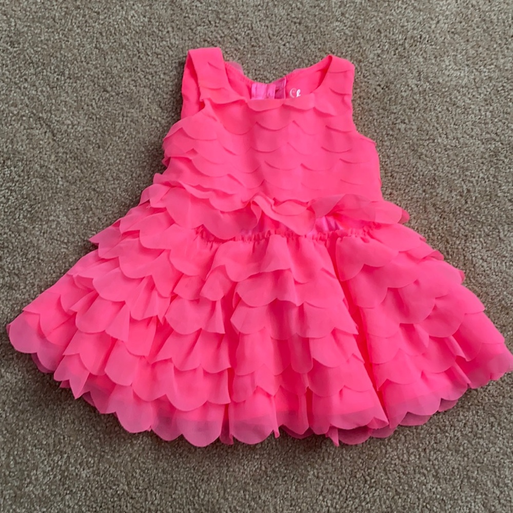 Cherokee ruffle dress 12m